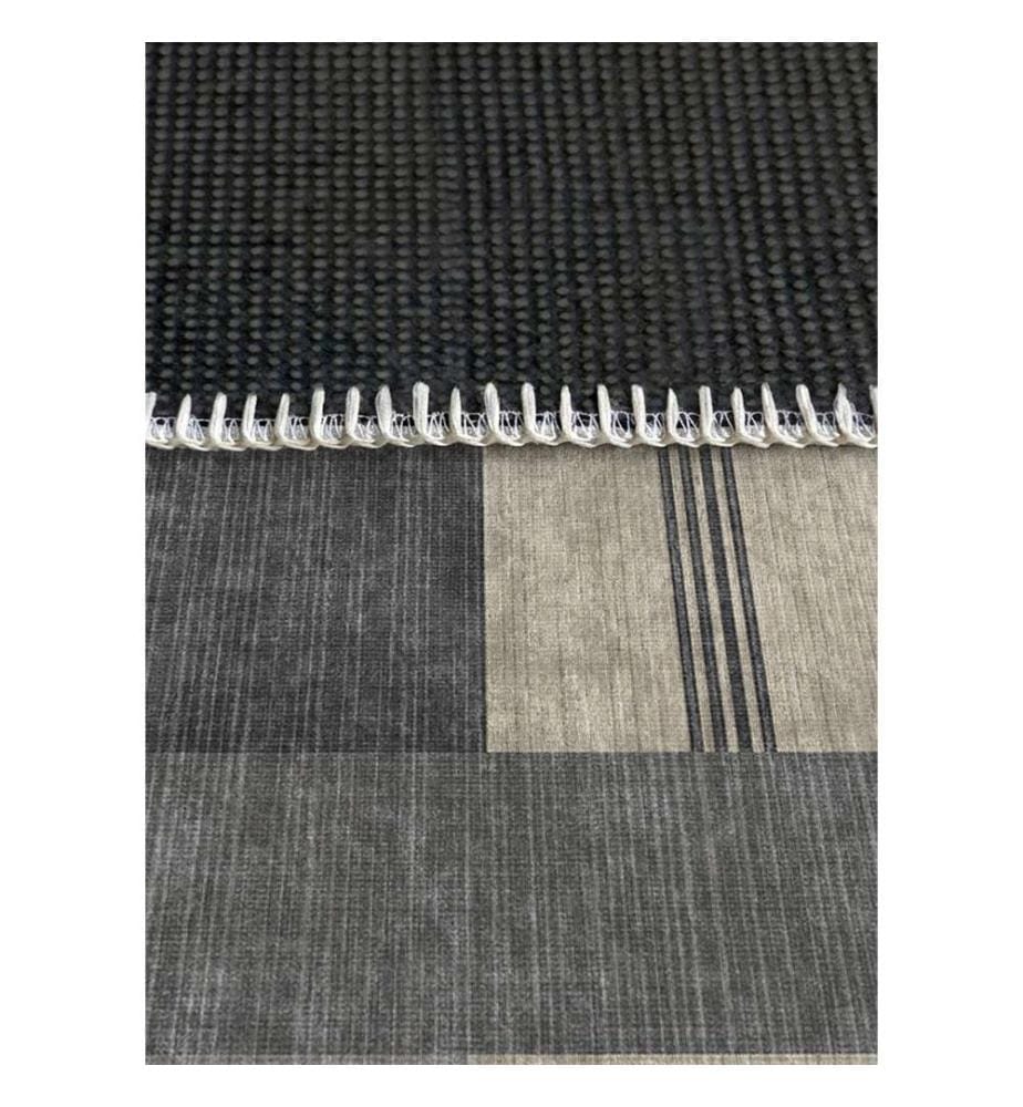 Rechteckiger Teppich Evora 100 x 150 cm - Anthrazit