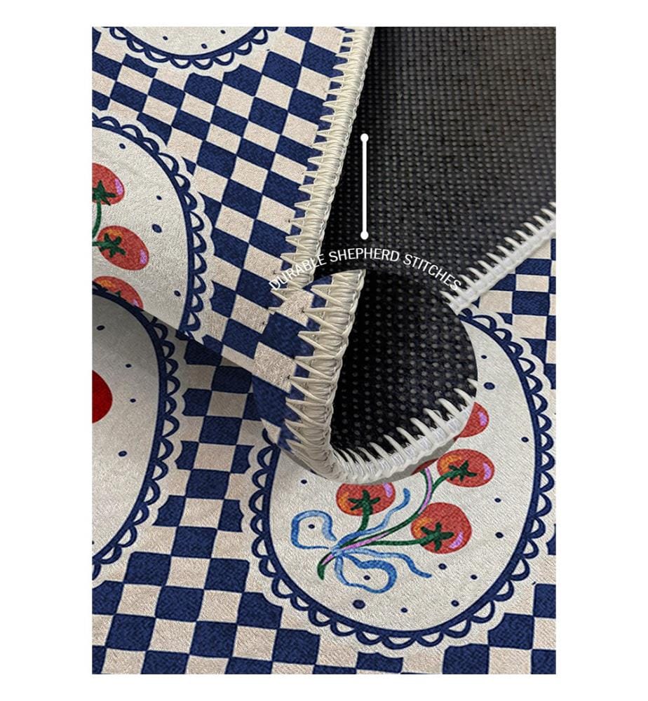 Teppich „Clara“ 80 x 120 cm – Dunkelblau