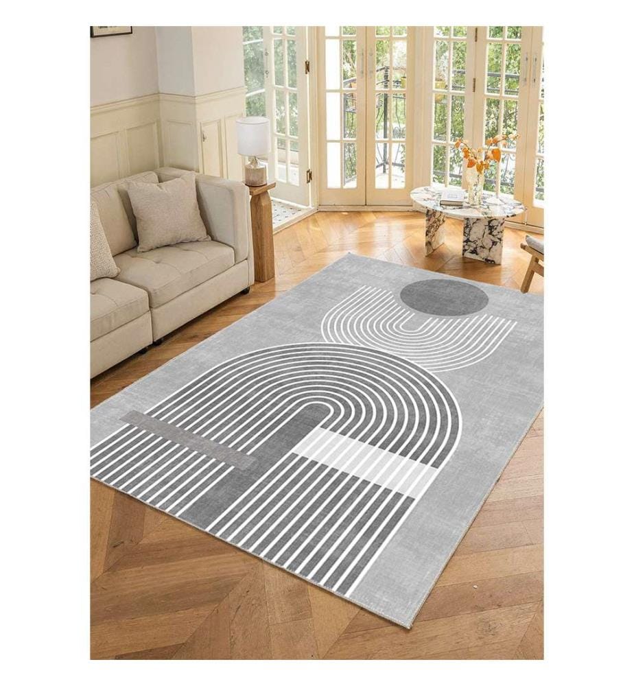 Teppich „Salern“, rechteckig, 80 x 200 cm - Grau