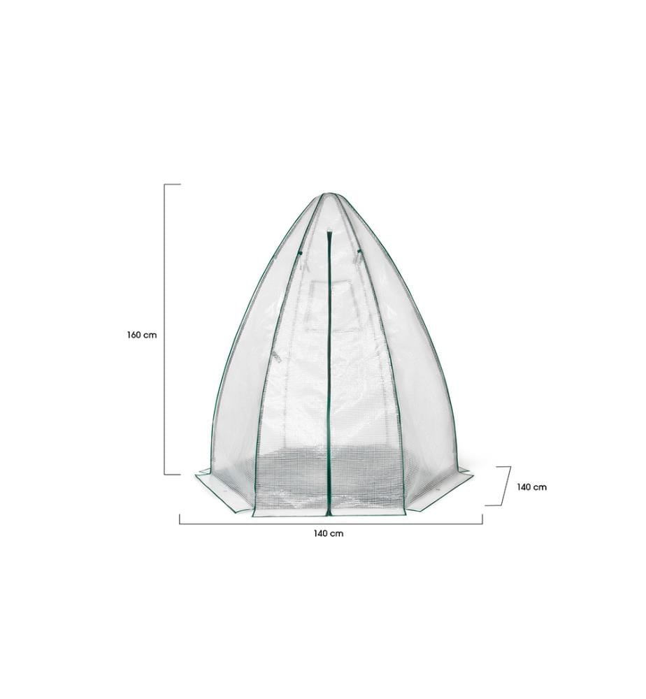 Überwinterungsgewächshaus Teepee - 140 x 140 x 160 cm