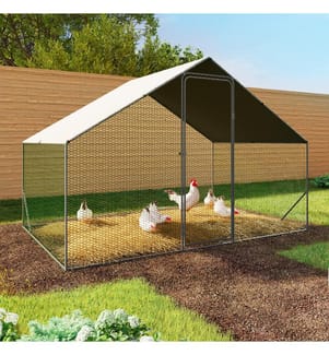 Freilaufgehege mit Drahtgitter Eco 6m², - Mehrfarbig