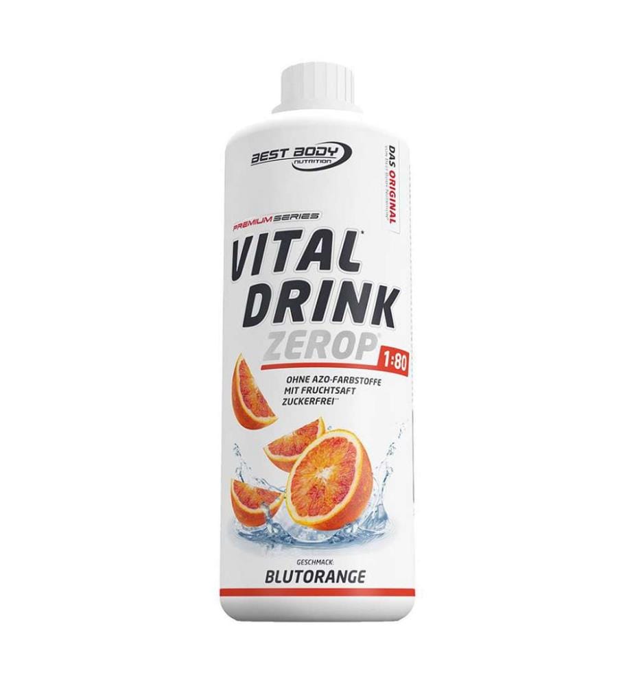 Low Carb Vital Drink Blutorange 1000ml