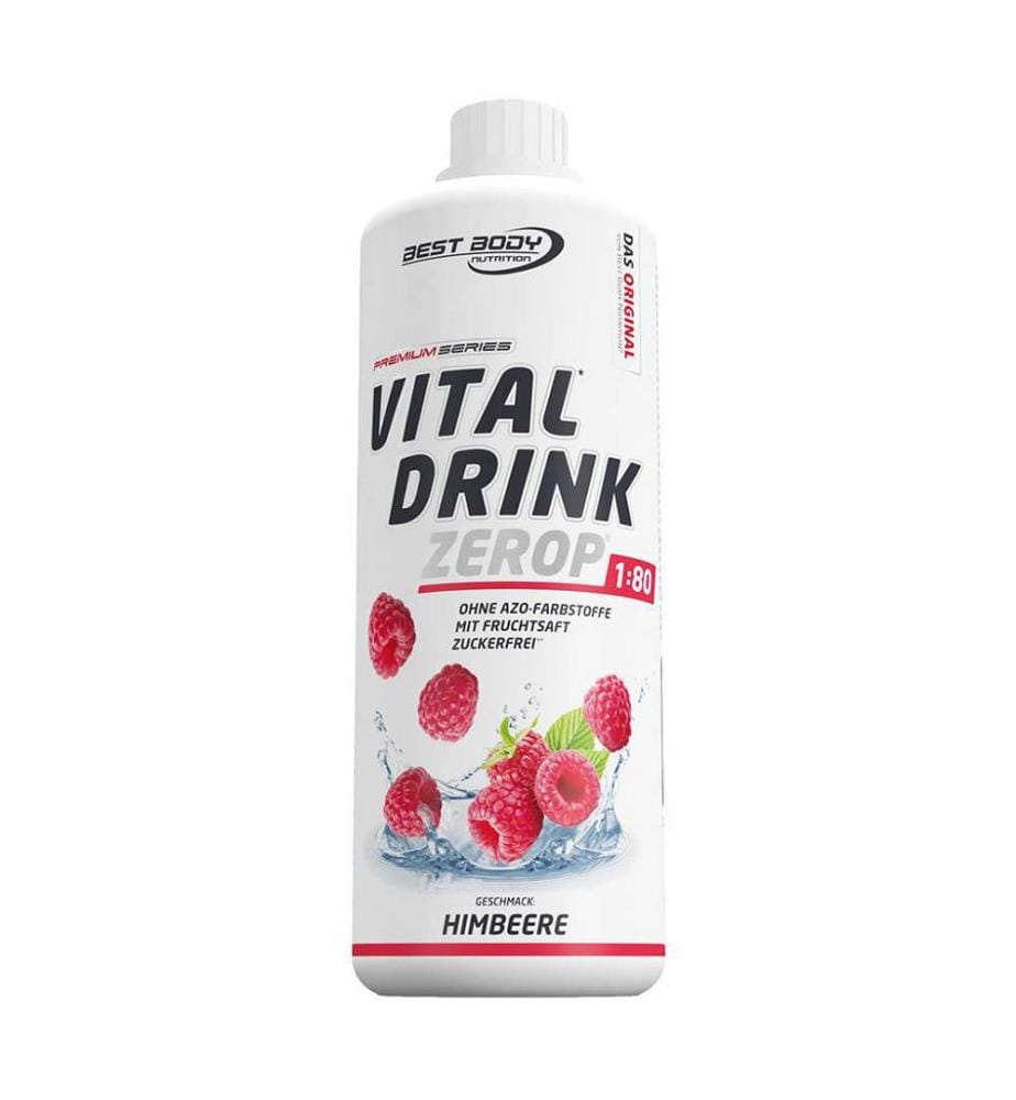 Getränkekonzentrat Vital Drink Raspberry - 1000 ml und 200 Portionen