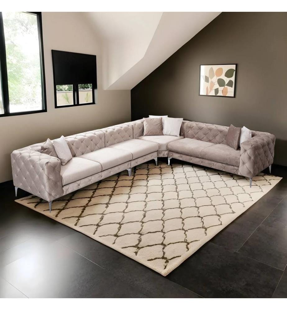 Ecksofa „Como“ – Beige