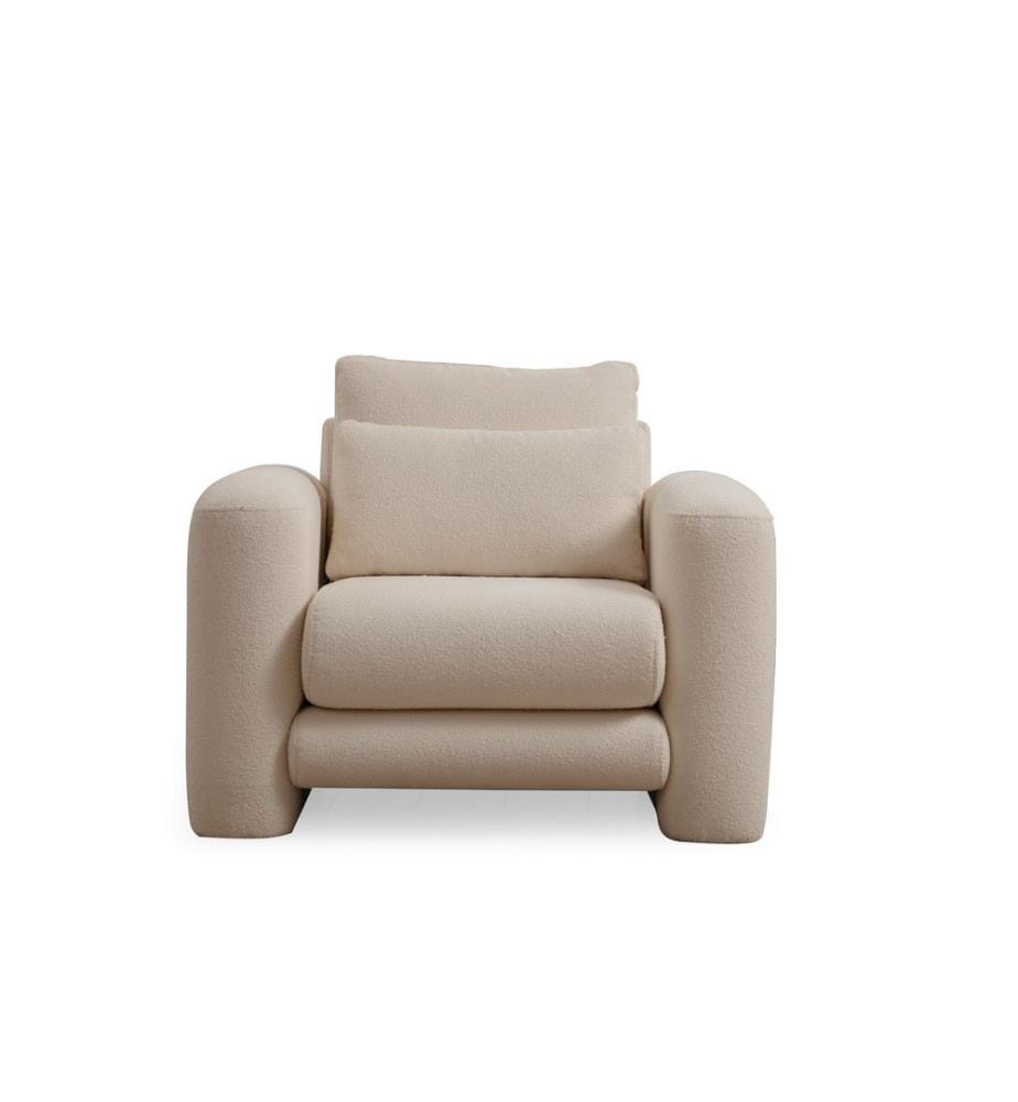 Sessel „Lily Wing“ – Cremefarben
