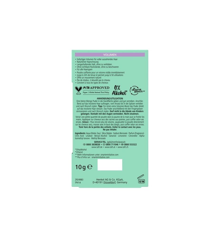 Schwarzkopf Taft Haarpuder Volumen 10 g