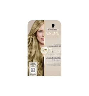 Schwarzkopf Creme Supreme Haarcoloration Creme Supreme 8-0 Natürliches Blond