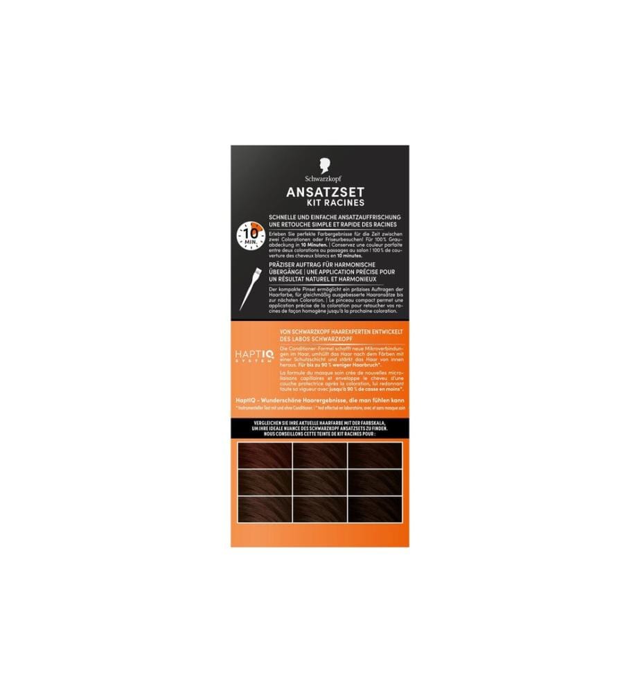 Schwarzkopf ANSATZSET Haarcoloration Dunkelbraun A4