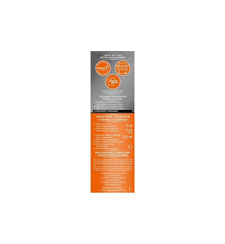 Schwarzkopf ANSATZSET Haarcoloration Dunkelbraun A4