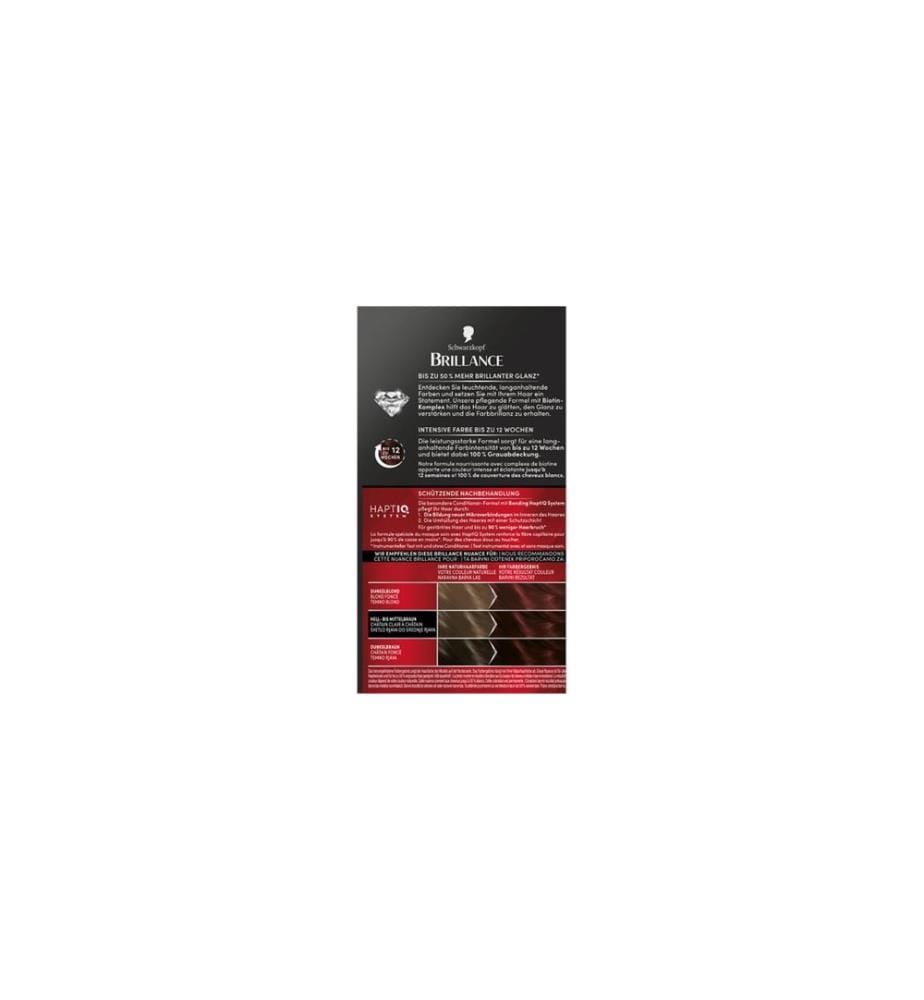 Schwarzkopf BRILLANCE Haarcoloration Brillance 849 Herbstbraun