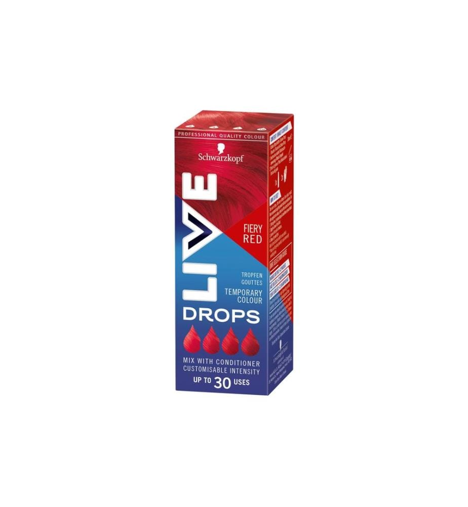 Schwarzkopf LIVE Haarcoloration Drops Fiery Red
