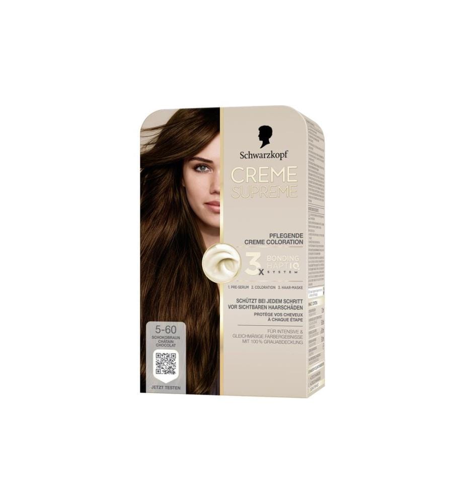 Schwarzkopf Coloration crème Supreme Coloration crème Supreme 5-60 Châtain chocolat
