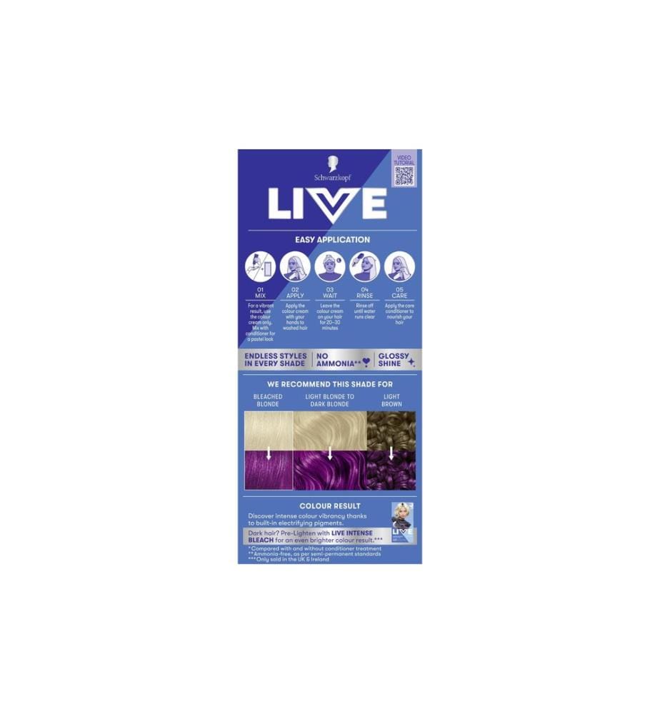 Schwarzkopf LIVE Haarcoloration Live Colour Moment 94 Purple Punk