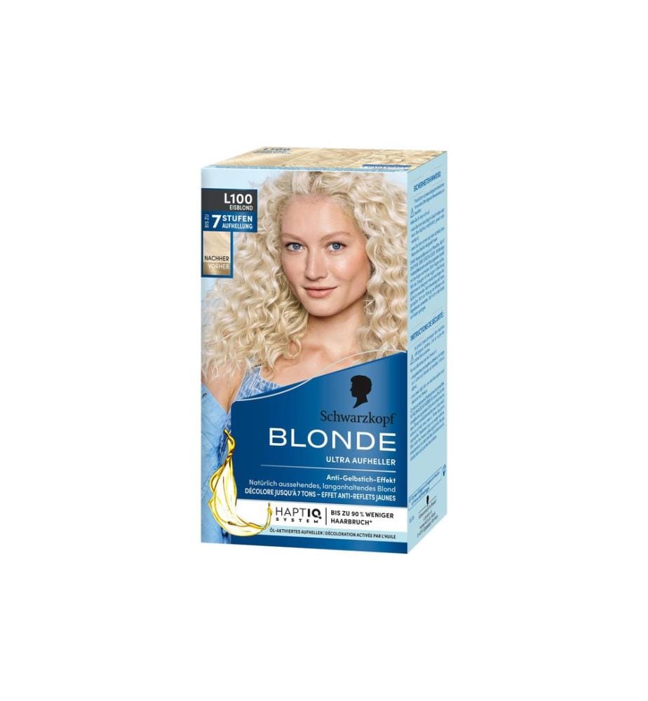 Schwarzkopf Blonde Haarcoloration Ultra Aufheller L100 Eisblond