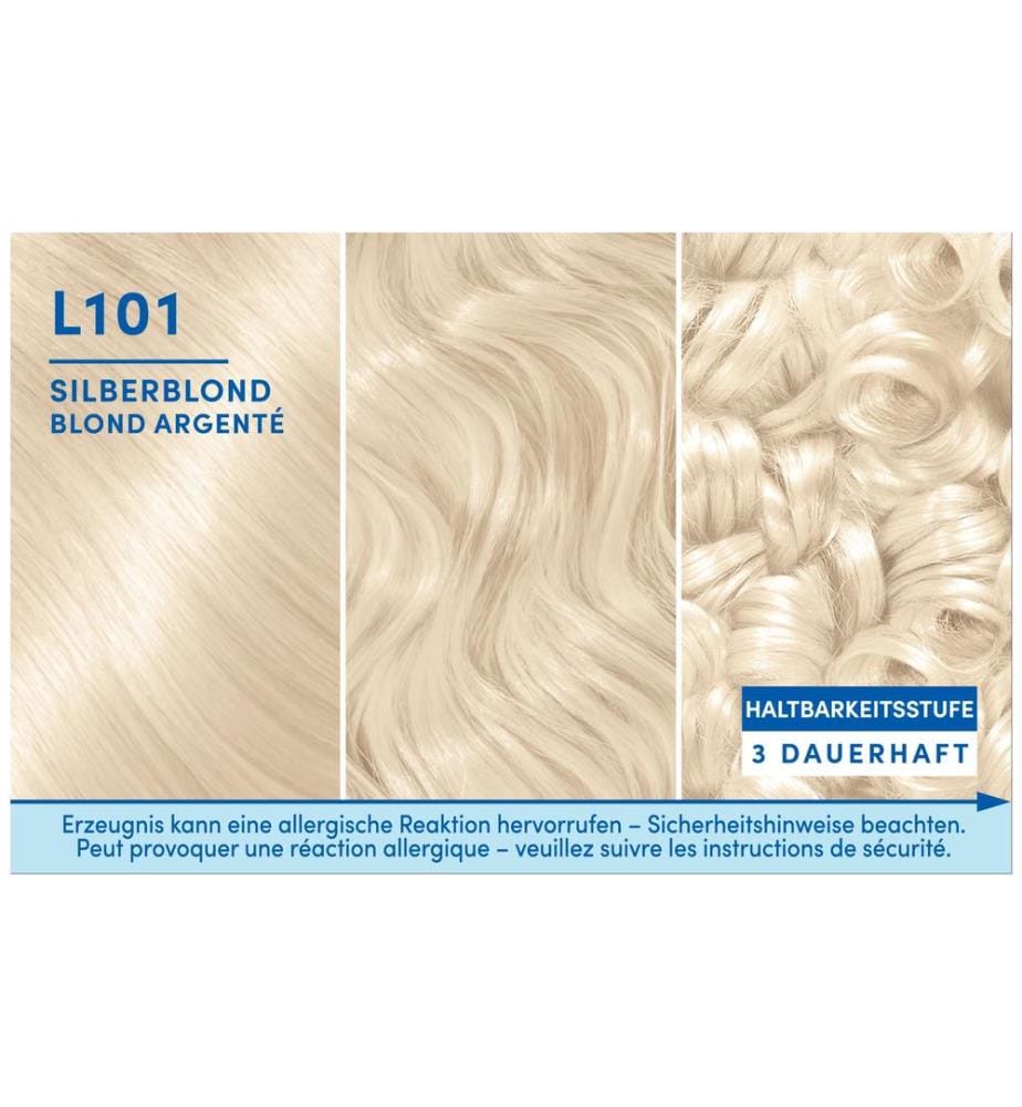 Schwarzkopf Blonde Haarcoloration Ultra Aufheller L101 Silberblond