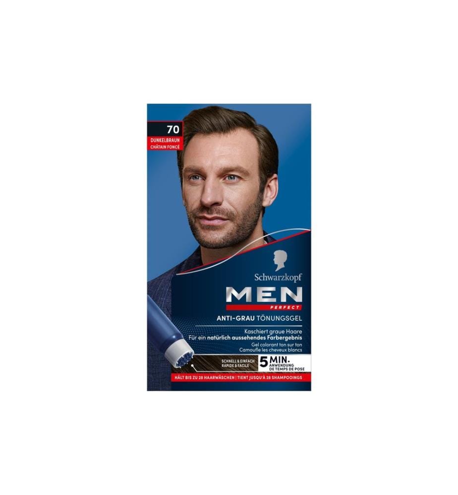 Schwarzkopf Men Perfect Haarcoloration Anti-Grau 70 Dunkelbraun