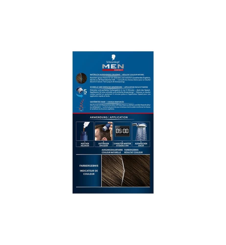 Schwarzkopf Men Perfect Haarcoloration Anti-Grau 70 Dunkelbraun