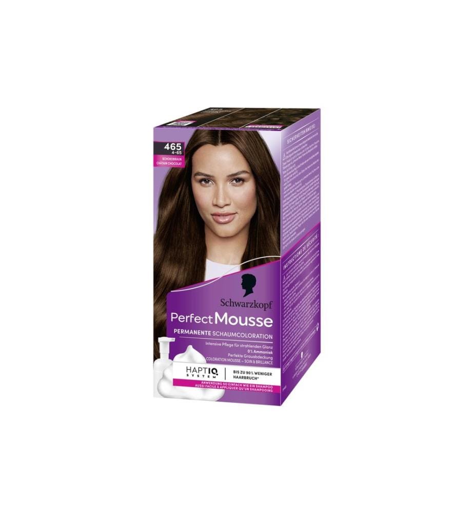 Schwarzkopf Perfect Mousse Haarcoloration Perfect Mousse 465 Schokobraun