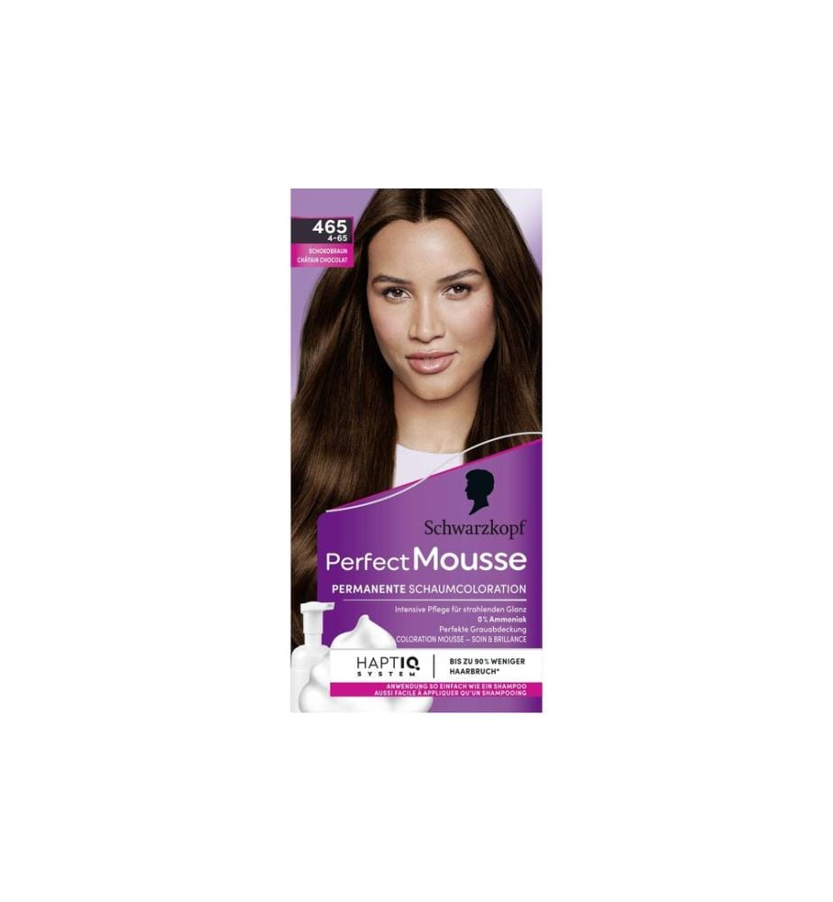 Schwarzkopf Perfect Mousse Haarcoloration Perfect Mousse 465 Schokobraun
