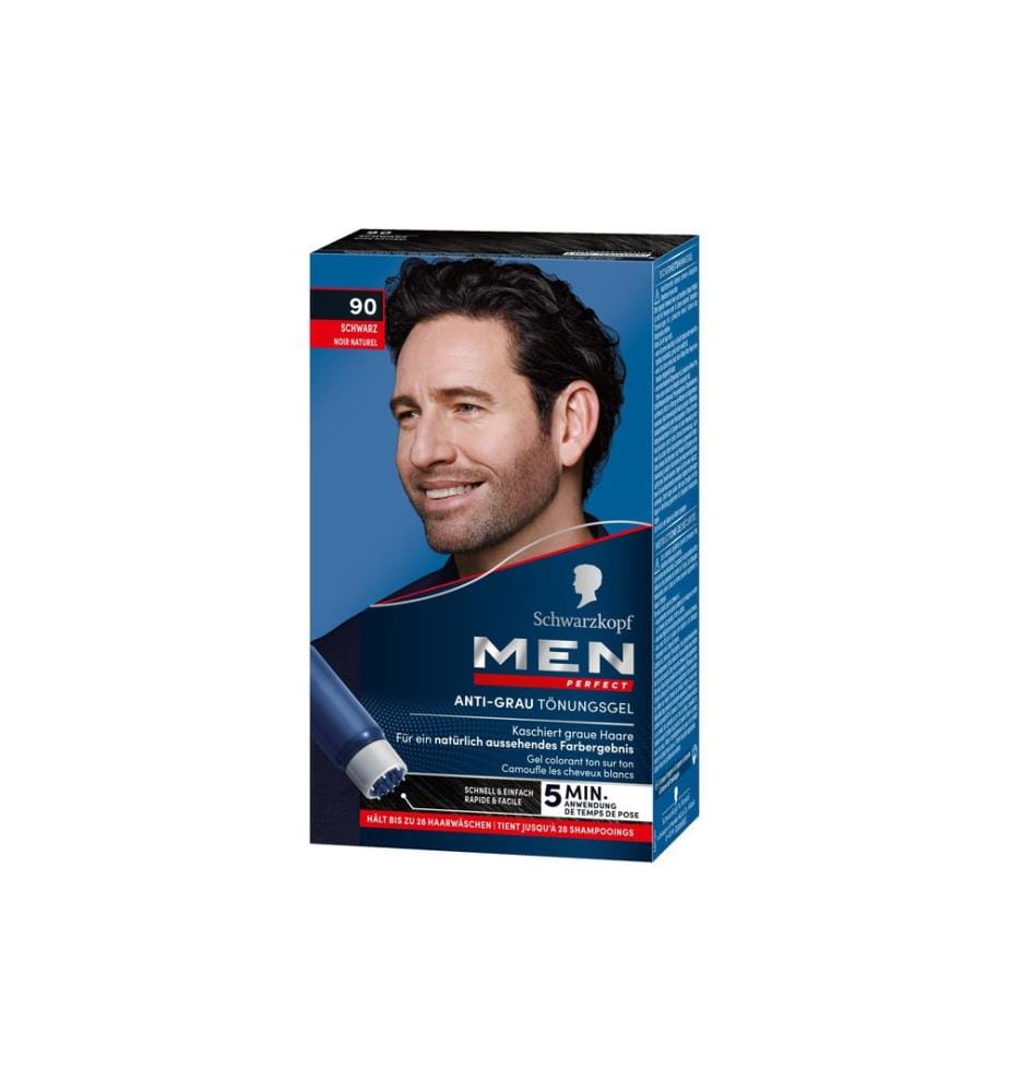 Schwarzkopf Men Perfect Haarcoloration Anti-Grau 90 Schwarz
