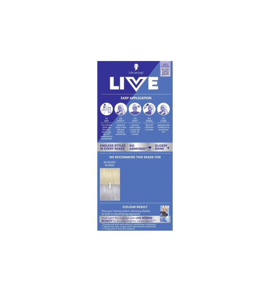 Schwarzkopf LIVE Haarcoloration Colour Moment 098 Steel Silver