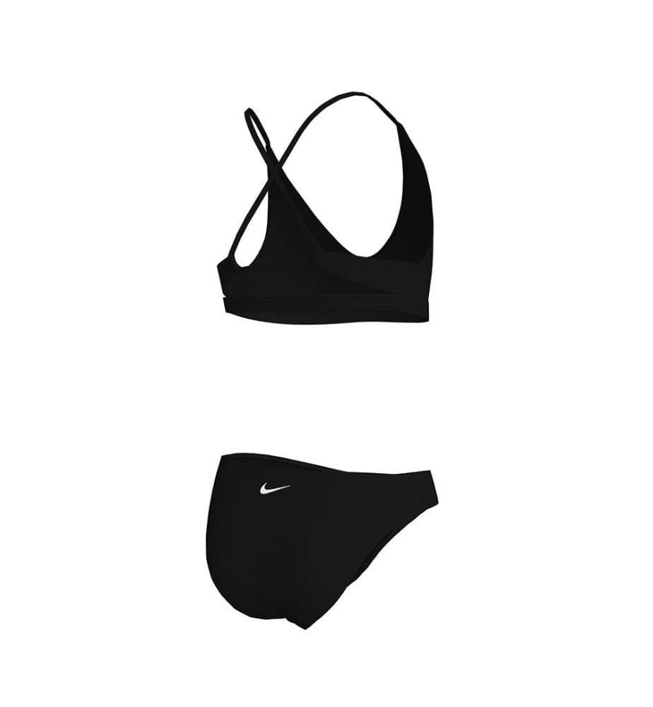 Essential Bikini-Set mit Schnürung - Schwarz