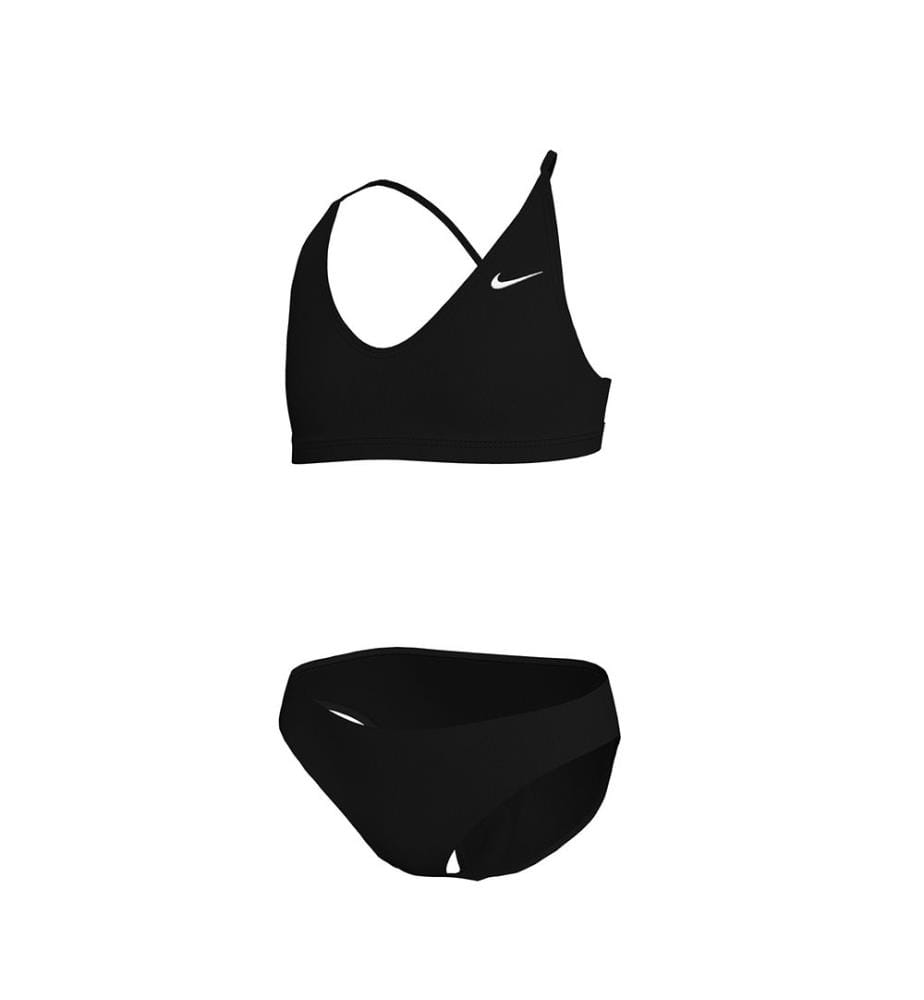 Essential Bikini-Set mit Schnürung - Schwarz