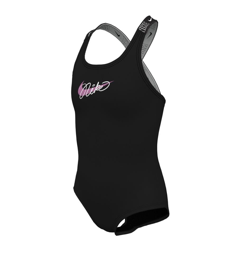 Logo Tape Crossback Onepiece - Schwarz