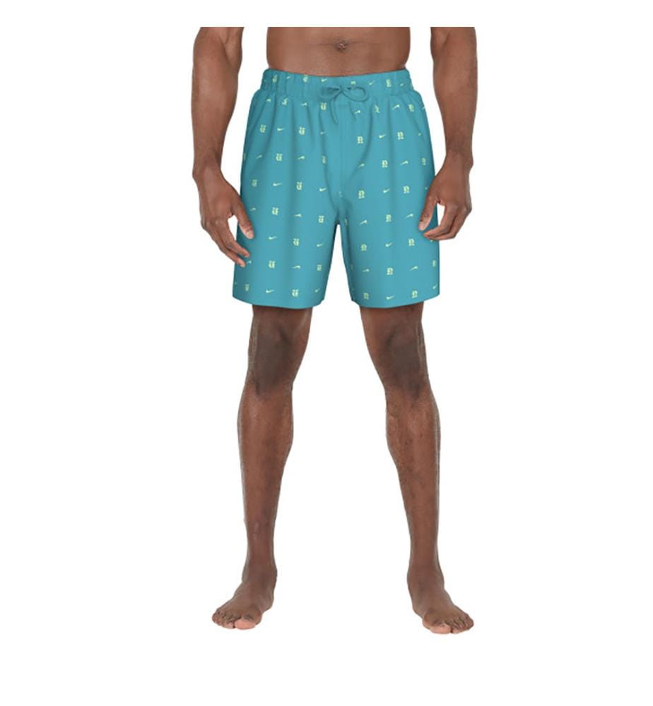 Short de volley 7" Luxe Letter - Cactus
