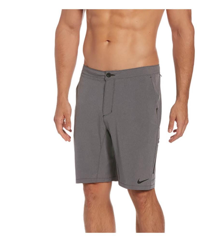 Short hybride Merge 9'' - Gris chiné foncé