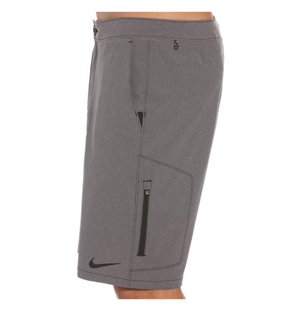 Short hybride Merge 9'' - Gris chiné foncé