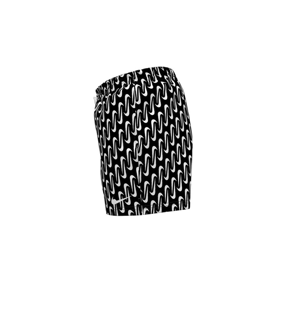 Volleyball Badeshorts Swoosh Link 5" - Schwarz