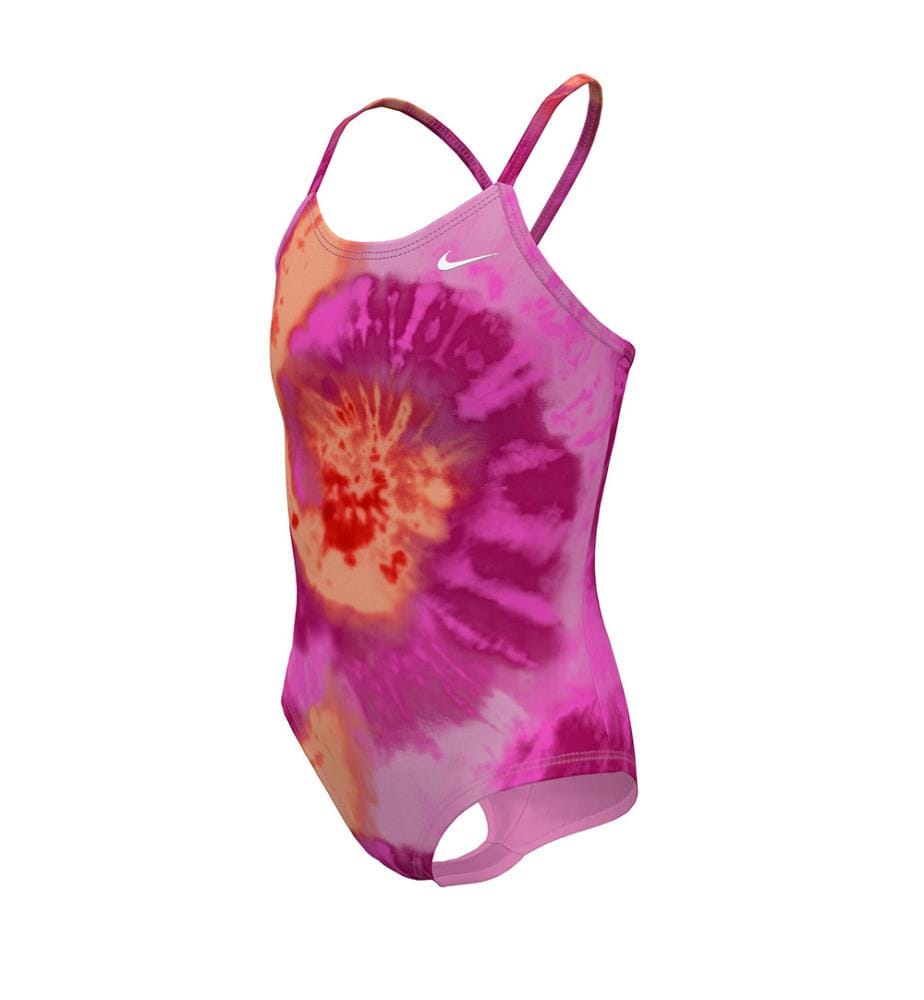 Tie Dye Crossback Einteiler - Fierce Pink