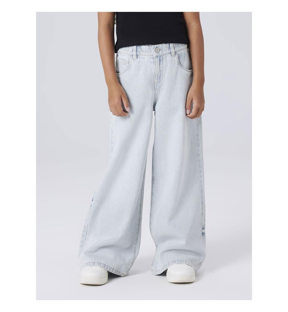 Jeans - Hellblauer, verwaschener Denim