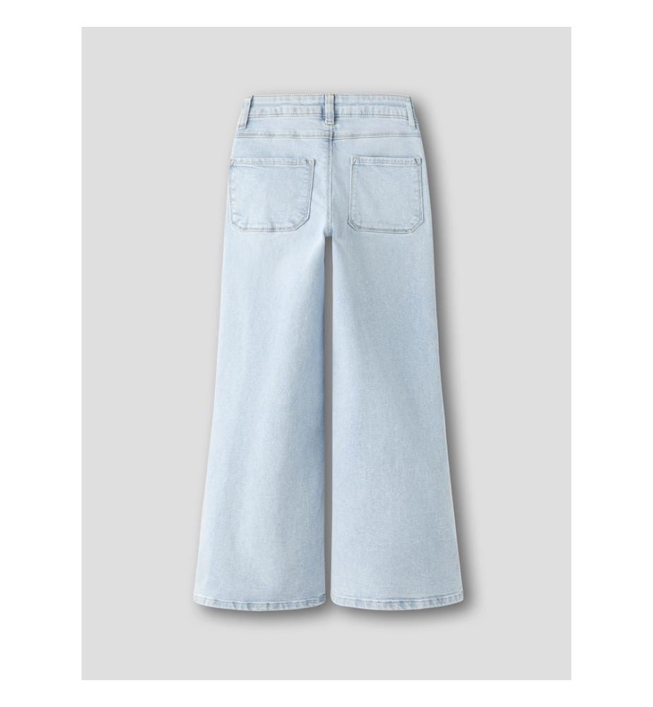Jeans coupe Extra Large - Bleu clair-Denim