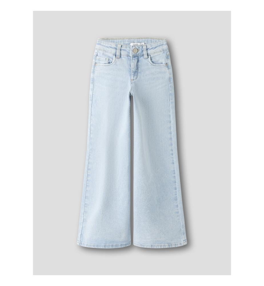 Jeans coupe Extra Large - Bleu clair-Denim