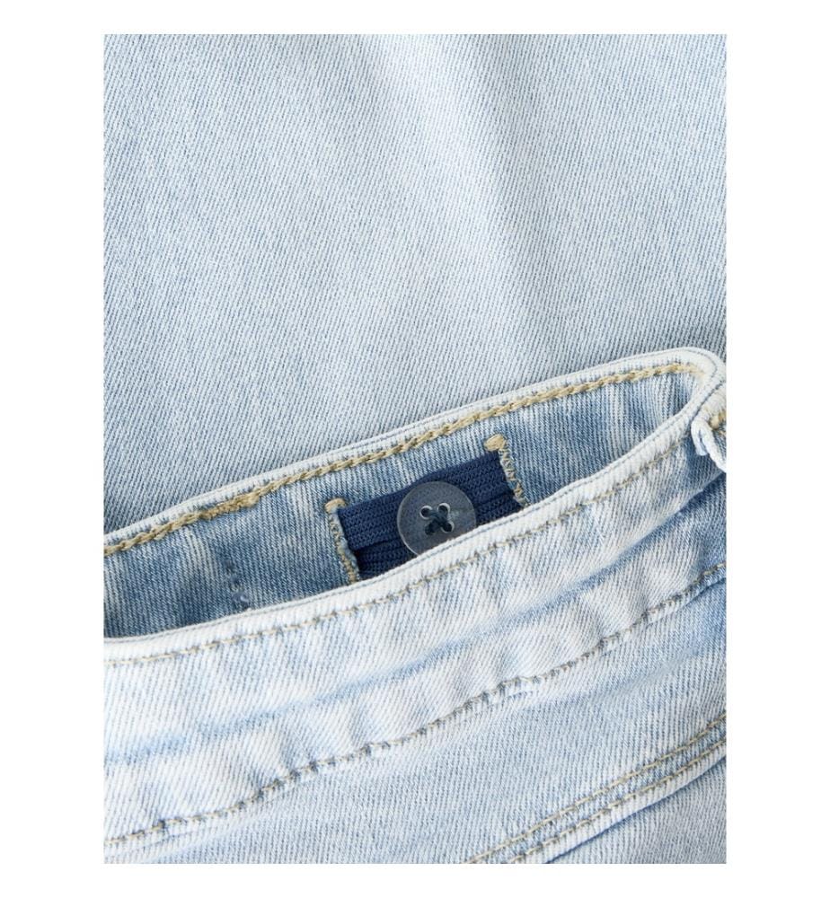 Jeans coupe Extra Large - Bleu clair-Denim