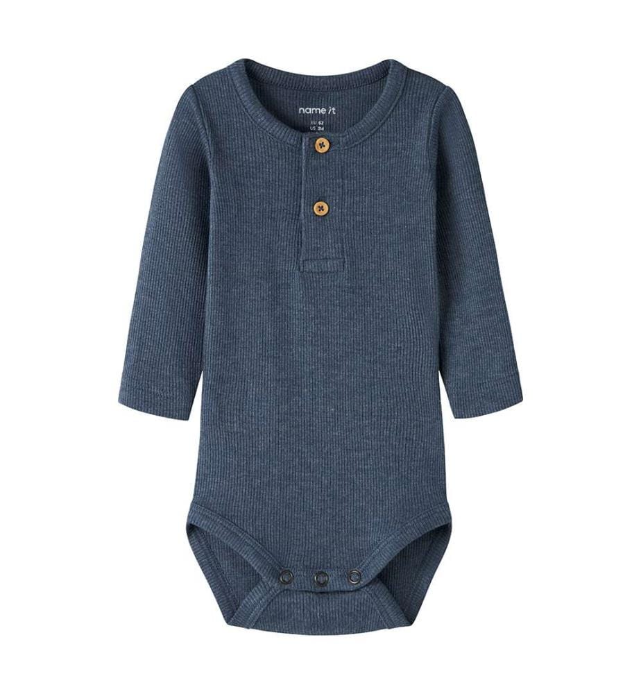 Body manches longues Kab - Bleu Mirage