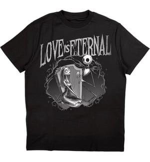 Nightmare Before Christmas - T-shirt LOVE IS ETERNAL - Adulte
