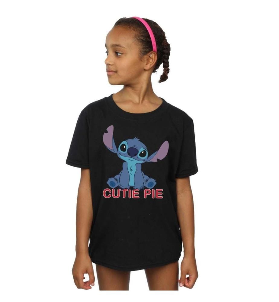 Disney Girls Lilo And Stitch Stitch Cutie Pie Cotton T-Shirt