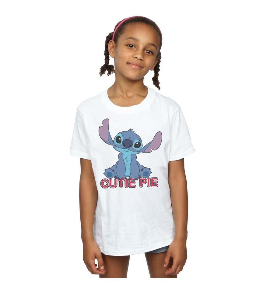 Disney Girls Lilo And Stitch Stitch Cutie Pie Cotton T-Shirt