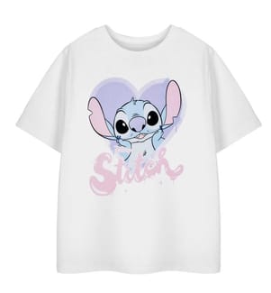 Lilo & Stitch - T-shirt manches courtes motif/style Coeur - Fille