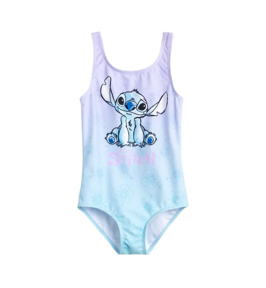 Lilo & Stitch - Maillot de bain 1 pièce motif Stitch - Fille