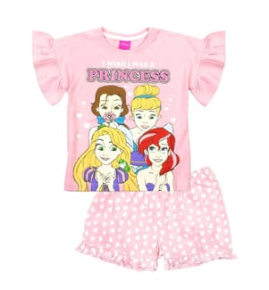 Disney Princess Completo Pigiama Corto Ragazze
