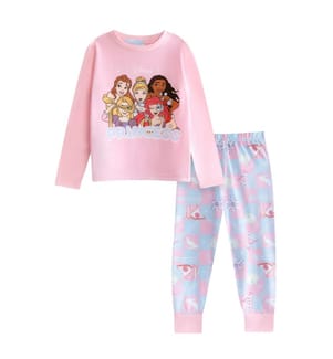 Disney Princess Set Pigiama Lungo Personaggi Ragazze
