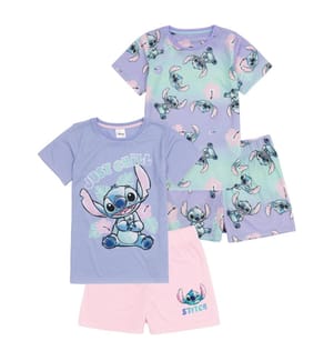 Lilo & Stitch Just Chill Completo Pigiama Corto Ragazze Misura Confezione 2