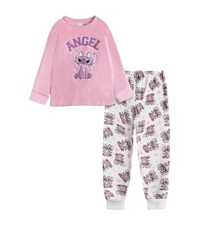 Lilo & Stitch Set Pigiama Lungo Angelo Manica Lunga Ragazze