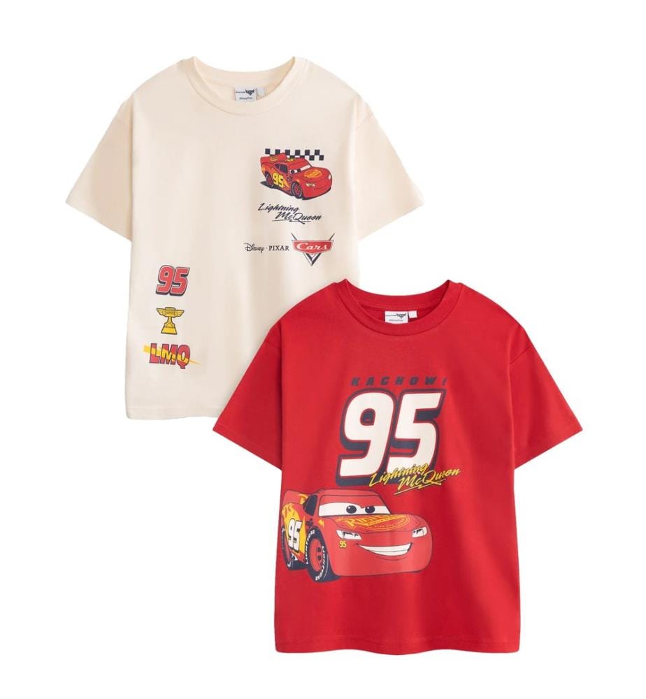 Cars - T-shirts manches courtes motif Flash McQueen - Garçon