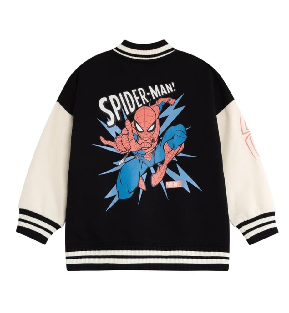 Spider-Man - Blouson d´université motif/style Logo brodé - Garçon