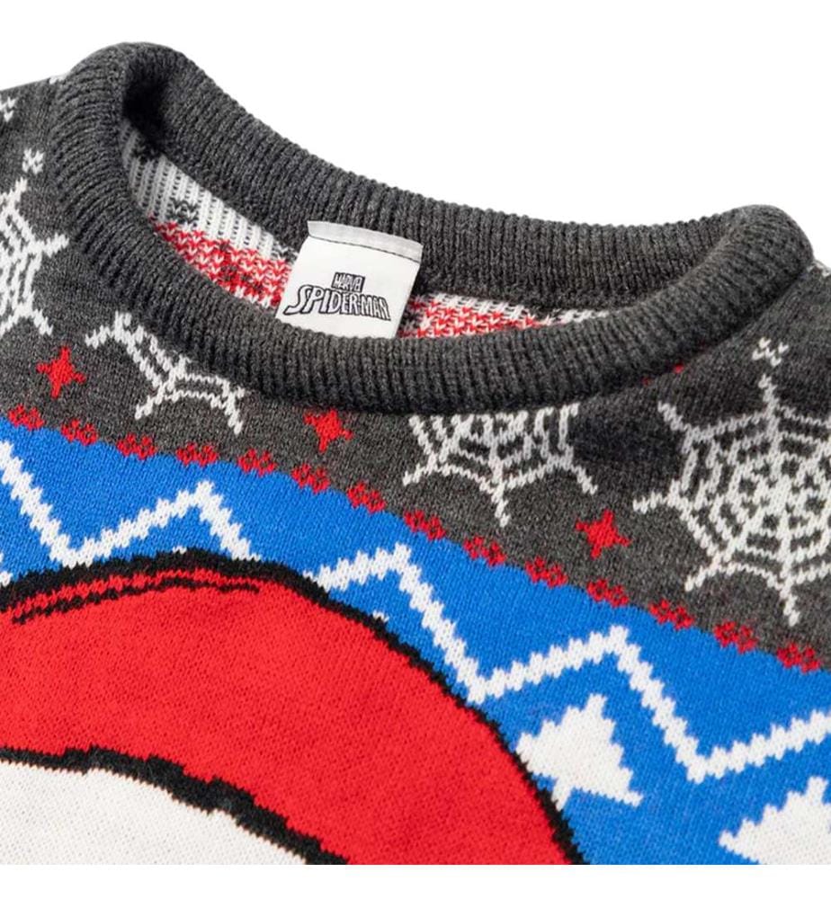 Spider-Man - Pull de Noël motif/style visage - Garçon